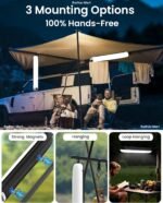 Inflatable Solar Tubelight | Solar Lantern Light | USB Rechargeable Light | 4 Lighting Modes | IP66 Waterproof | Portable and Lightweight Tent Light | Power Bank | Portable, Foldable Camping Light - Image 8
